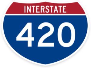 interstate-420-sign interstate 420 sign